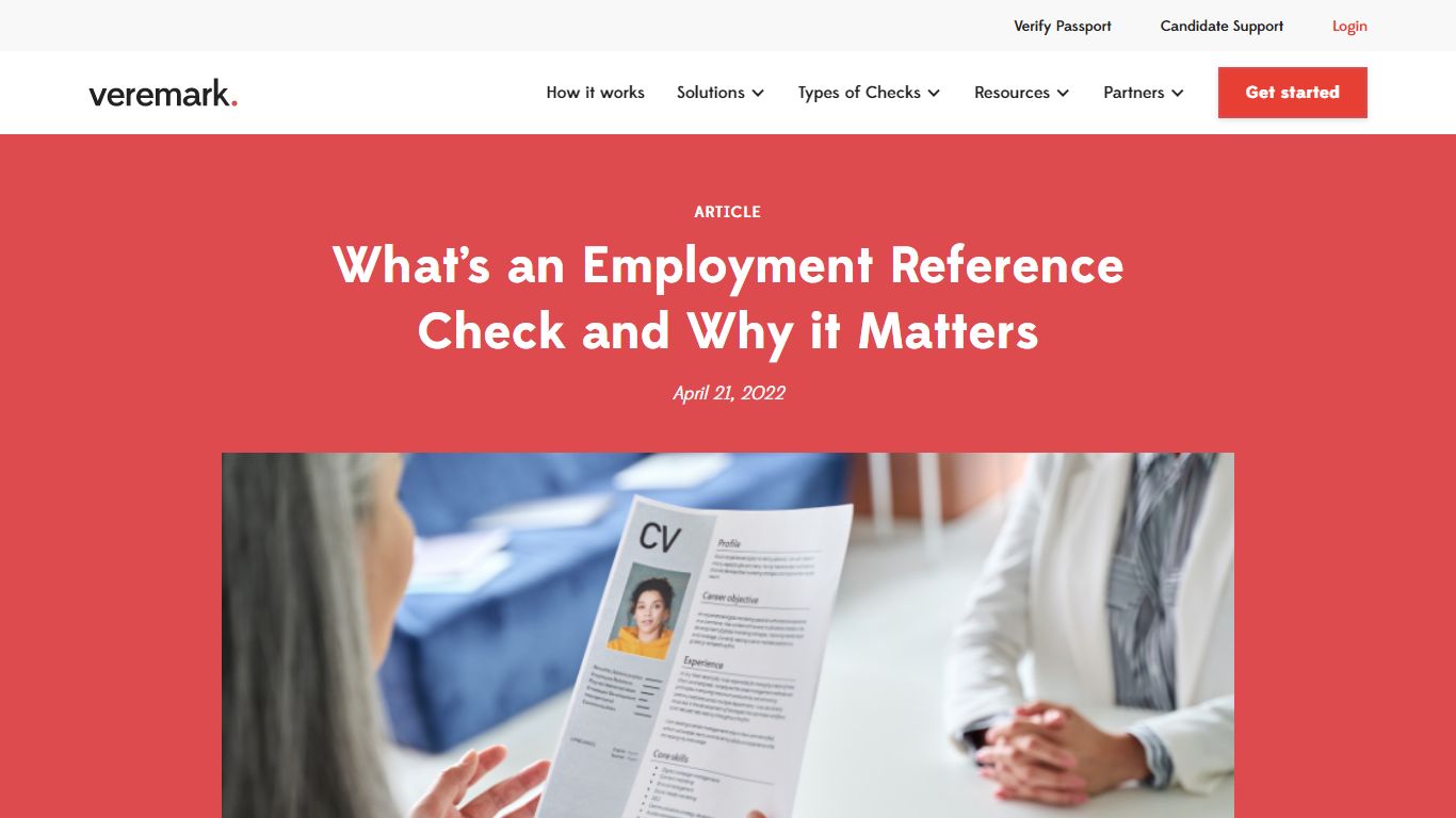 What’s an Employment Reference Check and Why it Matters